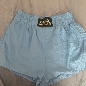 Daily Drills Sky Blue Athletic Shorts
